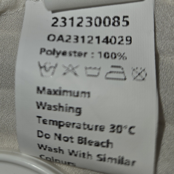 NWT Commense Patchwork Asymmetrical Pleated Midi Skirt Size Medium - Picture 7 of 8